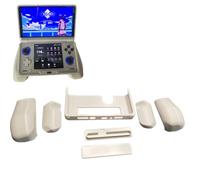 Funda modular con agarre la consola para Ayn Thor cubierta protectora impresa en 3D con placa trasera y dos tamaños de asas, para uso con los dedos o con lápiz óptico