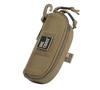 Funda Molle para gafas de sol de OneTigris, con gancho, de nailon 1000D Marrón Braun- Brillenetui