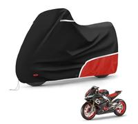 Funda Moto Apta para Aprilia RS660 RS125 RS457 SX 125, Tela Oxford 420D Funda para Moto Exterior Impermeable