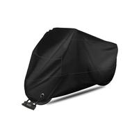 Funda Moto Cubierta De Motocicleta Protección UV Impermeable A Prueba Polvo para Z650 Z750 Z800 Z900 Z1000 Z250 Z400(Negro,L para 180cm)
