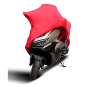 Funda Moto Cubiertas universales for Motocicleta en 2 Colores, Cubierta Protectora UV for Interior y Exterior, Cubierta a Prueba de Polvo for Motocicleta, M-4XL de Tela elástica(Red,M.150-180cm)