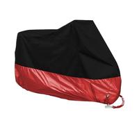 Funda Moto Funda for Motocicleta for Impermeable for Lluvia Protectora contra Rayos a Prueba de Polvo para Moto Scooter Exterior Garaje(Red,XL for 2001mm-2100mm)