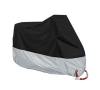 Funda Moto Funda for Motocicleta for Impermeable for Lluvia Protectora contra Rayos a Prueba de Polvo para Moto Scooter Exterior Garaje(Silver1,M for 1601mm-1800mm)