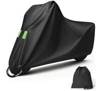 Funda Moto Impermeable, Funda para Moto Exterior con Banda Reflectante, Cubre Motos con protección UV, antirayones y antigranizo per Motocross/Bicicletas eléctricas/Bicicletas.XXL (245 * 105 * 125cm)