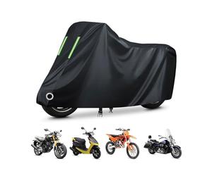 Funda Moto Impermeable para Harley-Davidson V-Rod 1250 V-Rod Screaming Eagle|Funda Motocicleta Ripstop|para Exteriores,Prueba de Polvo,Lluvia,Nieve y Rayos UV,con Hebilla antiviento