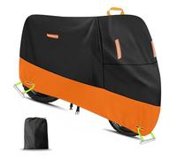 Funda Moto Impermeable para Kymco CV3, Oxford Cubre Moto Antipolvo/UV Protección Cubierta de La Motocicleta con Orificios Bloqueo,Orange