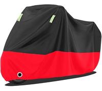 Funda Moto para Ducati DesertX Rally Dakar 2024, Impermeable Protección 210D, contra Sol Lluvia Polvo, con Tiras Reflectantes y Orificios de Cerradura,Red