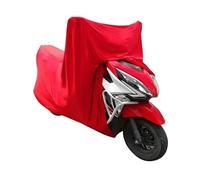 Funda Moto para Garaje para Cubierta Universal De Motocicleta Protector Interior Exterior Motor Bicicleta Scooter A Prueba Polvo(Red,2XL)