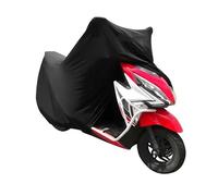 Funda Moto para Garaje para Cubierta Universal De Motocicleta Protector Interior Exterior Motor Bicicleta Scooter A Prueba Polvo(Black,L)