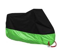 Funda Moto para Garaje para Cubiertas De Motores Diseño Impermeable Motocicleta Polvo Lluvia Nieve Cubierta(Green,M)