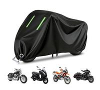 Funda Moto para Harley-Davidson V-Rod 1250 V-Rod Screaming Eagle, Cubre Moto Impermeables de Oxford para Exteriores Protección contra la Lluvia, los Rayos UV y el Polvo con Orificio para candado