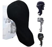 Funda Motor Fueraborda Completa, Cubiertas de Motor de Barco Completa 420D con Recubrimiento UV, Cubierta Impermeable para Motor Fueraborda, Cubierta Completa para Motor Fueraborda (para 6-15 HP)