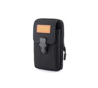 Funda Movil Cinturon Riñonera multifunción de Cuero sintético for Hombre, Bolso Cintura Informal for teléfono móvil, Bolsillo for, for Viajes al Aire Libre, cinturón Deportivo, riñonera(F-2 Layer)