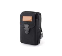 Funda Movil Cinturon Riñonera multifunción de Cuero sintético for Hombre, Bolso Cintura Informal for teléfono móvil, Bolsillo for, for Viajes al Aire Libre, cinturón Deportivo, riñonera(L-3 Layer)