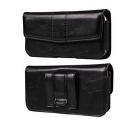 Funda Móvil Clip de Cinturón Hombre, Bolso de Cintura per Teléfono Celular Cuero, 6.1" Bolsa de Cintura Clip Smartphone Riñonera Hombres Móvil Cartera Outdoor Deporte Bolso Cinturón Billetera