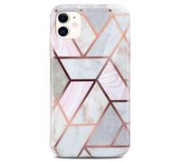 Funda Móvil para Apple iPhone 12 / 12 Pro Case Mármol Aspecto Funda Silicona