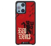 Funda móvil para OPPO Find X3 Oficial Manchester United FC | -Efecto 3D Patentado-Licencia Oficial-Protección Ligera y Resistente