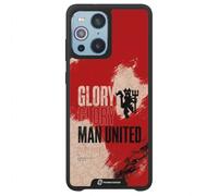 Funda móvil para OPPO Find X3 Oficial Manchester United FC | -Efecto 3D Patentado-Licencia Oficial-Protección Ligera y Resistente