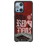 Funda móvil para OPPO Find X3 Oficial Manchester United FC | -Efecto 3D Patentado-Licencia Oficial-Protección Ligera y Resistente