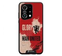 Funda móvil para OPPO Find X5 Oficial Manchester United FC | -Efecto 3D Patentado-Licencia Oficial-Protección Ligera y Resistente