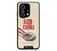 Funda móvil para OPPO Find X5 Oficial Manchester United FC | -Efecto 3D Patentado-Licencia Oficial-Protección Ligera y Resistente