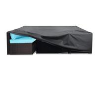 Funda Muebles Exterior Impermeable Cubiertas For Muebles De Jardín, Impermeables Exterior Mesa Y Sillas 12 Asientos, Cubierta Seccional Exteriores A Prueba Nieve(230X165X80cm)