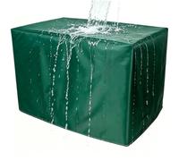 Funda Muebles Jardín Rectangular, Funda Mesa Terraza Exterior Impermeable, 420D Paño Oxford Resistentes al Desgarro, Resitente a al Polvo, Lluvia, Nieve (C 245x245x30cm)