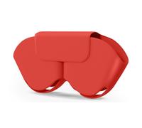Funda multicapa para AirPods Max, ultrafina, suave al tacto, con cierre magnético, color rojo.