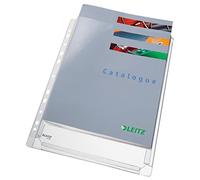 Funda multitaladro esselte din a4 pvc 170 mc con fuelle capacidad 200 hojas pack de 5 unidades