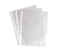 Funda multitaladro q-connect din a4 80 mc cristal caja de 1400 unidades - KF15538