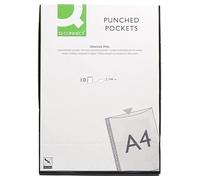 Funda multitaladro q-connect din a4 80 mc piel de naranja bolsa de 10 unidades - KF16911