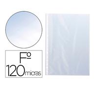 Funda Multitaladro Q-Connect Folio 120 Mc Cristal Caja De 100 Unidades