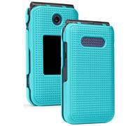 Funda Nakedcellphone para Cingular Flip 4 Cricket Debut Case [Teal Min