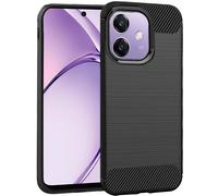 Funda negra de carbono para Oppo A40 / A40m / A60 5G - COOL