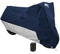 Funda Nelson Rigg Deluxe para motocicletas, protección contra la intemperie, rayos UV, con sistema de ventilación, protección contra el calor, forro para parabrisas, bolsa de compresión, incluye arandelas