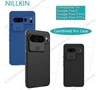 Funda Nillkin CamShield Pro para Google Pixel 8 Pro/Pixel 9 Pro con deslizador para la lente, protección de airbag, TPU+PC. Black