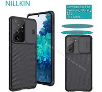 Funda Nillkin CamShield Pro para Samsung Galaxy S21, carcasa protectora de plástico con cubierta deslizante para la lente de la cámara. Galaxy S21