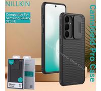 Funda Nillkin CamShield Pro para Samsung Galaxy S25 FE/S26 FE, Carcasa Rígida de TPU+PC con Ventana Deslizante para la Lente Black
