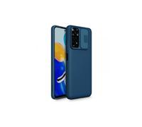 Funda NILLKIN compatible con Xiaomi Redmi Note 11 Pro 5G CamShield Pro Azul
