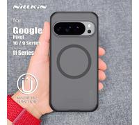 Nillkin para Google Pixel 11 Pro XL / 11 Pro / 11 Funda Magnética Super Frosted Pro Adapt con Cubierta Trasera Mate Suave para Protección Frosted Mag ClearBla