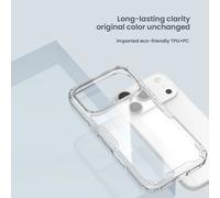 Funda Nillkin para iPhone 18 Pro Max / 17 Pro Max, Carcasa Trasera de Silicona Transparente TPU Pro, Protección para Teléfono Clear Black
