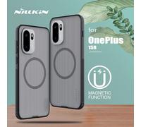Funda Nillkin para OnePlus 15R 5G, funda protectora trasera magnética Magsafe esmerilada 360 de PC duro + marco suave de TPU Frosted Mag Black