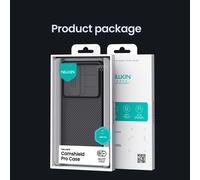 Nillkin CamShield Funda Adecuado para Samsung Galaxy S26 - Cubierta trasera con cámara deslizante - Protección de la Cámara Extra - Negro