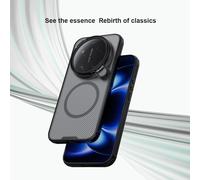 Funda Nillkin para Xiaomi Mi 17 Ultra 5G, CamShield Prop, Funda Magnética con Lente para Cámara, Soporte, Cubierta Trasera Protectora Cam Mag Black