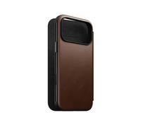 Funda Nomad Flip Cover de Cuero iPhone 17 Pro Max Marrón