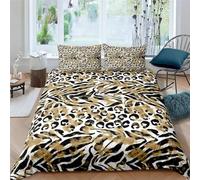 Funda Nórdica 260X240 de Lujo Colorida con Estampado de Leopardo,Juego de Ropa de Cama de Ensueño con Estampado de Guepardo para Niños,Adolescentes Y Adultos,Funda Nórdica 260X240 con Temática d