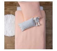 Funda nórdica algodón rosa 90x190cm 1 cm