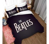 Funda Nórdica Banda De Rock The Beatles Funda De Almohada Ropa De Cama Antiácaros Suave 15% Algodón + 85% Microfibra ((150x200cm)-Cama de 90,Style 06)