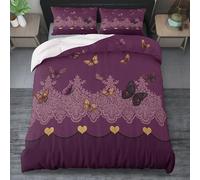 Funda Nordica Cama 105 Estilo éTnico, Funda Nordica 150x200 Amar, Conjuntos de Cama Estampado 3D con Cremallera, Funda Nórdica Microfibra y 2 Funda de Almohada 50x75 cm