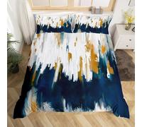 Funda Nordica Cama 135/150 Arte Moderno, Ropa de Cama 240x220 Hombre Adulto de Microfibra de Impresos 3D Funda Edredon 220x240 cm y 2 Funda de Almohada 50x75 cm 7220-K